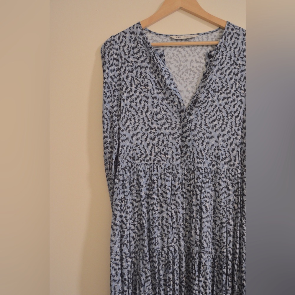 Zara blue dress